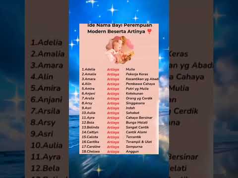 IDE NAMA BAYI PEREMPUAN DAN ARTINYA Shorts Miyacara Education Motivasi Masukberanda Quotes