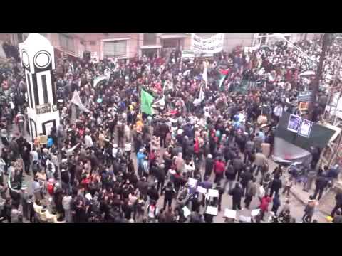 حمص إعتصام الخالدية 5 1 2012 أغنية جرثومة رائعة Flv