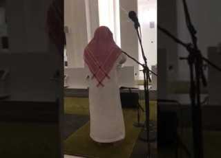 جانب من أذان الفجر للشيخ ناصر القطامي من جامع المهيني