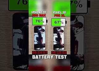  IPhone 17 Pro Max Vs Pixel 10 Pro XL Real Battery Drain Test TechBattle BatteryLife