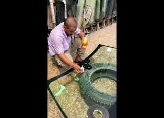 تغيير الزجاج الأمامي للسيارة