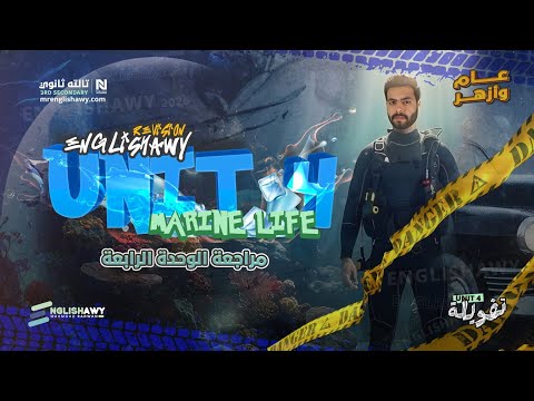 مراجعة الوحدة الرابعة مجانا 3 ثانوي عام وازهر كلمات جرامر مستويات عليا ملزمة 2026 انجلشاوي