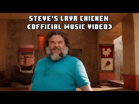 Jack Black Steve S Lava Chicken Official Music Video A Minecraft Movie Soundtrack WaterTower