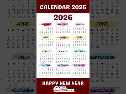 Calendar 2026 Happy New Year 2026 New Year Date Holidays Calendar 2026 Happy New Year 2026 New Year Date Holidays