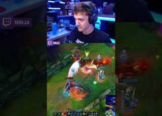Ninja On LoL Brutal Pentakill With Samira