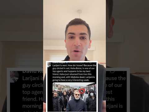 تصویری از حضور یک مامور مخفی موساد اسرائیل دقیقا بیخ گوش لاریجانی که خودشون متوجه نشدن