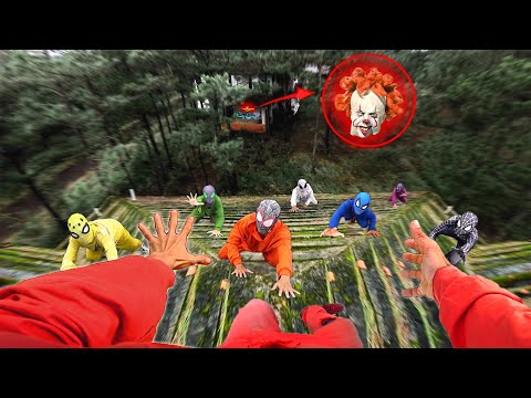 8 Spider Man Meet CLOWN Serbian Dancing In Abandoned MANSION Area Run To Live POV 8 Spider Man Meet CLOWN Serbian Dancing In Abandoned MANSION Area Run To Live POV