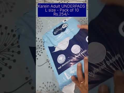 Karein Adult Underpads Shorts Karein Amazon Shorts Youtubeshorts