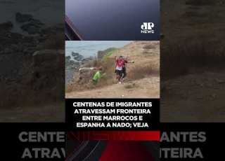 Centenas De Imigrantes Atravessam Fronteira Entre Marrocos E Espanha A Nado Veja Shorts