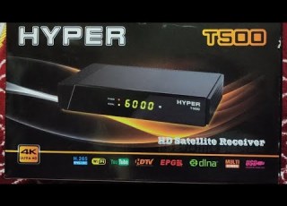  رسيفر هايبر T500 ال 4k فتح علبة معالج Ali واي فاي خارجي