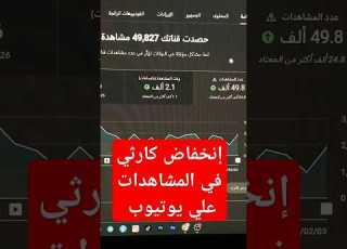  كارثة في المشاهدات علي يوتيوب تصيب جميع القنوات لازم تعرف المشكلة فين