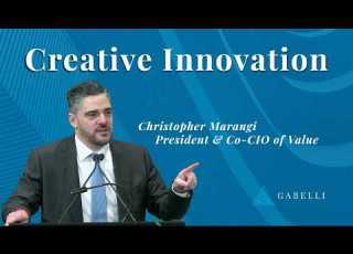  Creative Innovation 2026 GAMCO Annual Meeting Gabelli President Co CIO Christopher Marangi