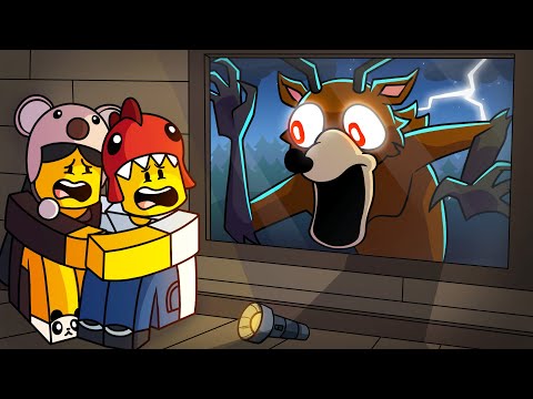 Surviving 99 Nights In Roblox Forest Cartoon Animation