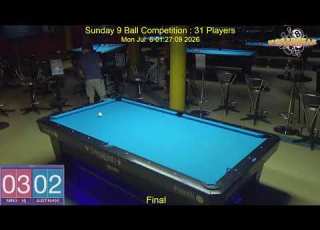 Sunday 9 Ball Competition 05 07 26