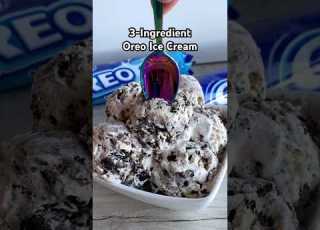 3 Ingredient Oreo Ice Cream