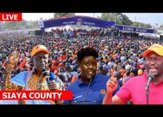LIVE ODM HOLD MEGA RALLY IN SIAYA TO WARN WINNIE ODINGA AFTER JOINED SIFUNA S LINDA MWANANCHI