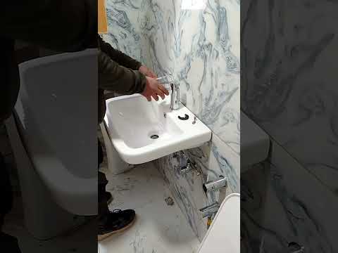 Hot And Cold Basin Tap Installation