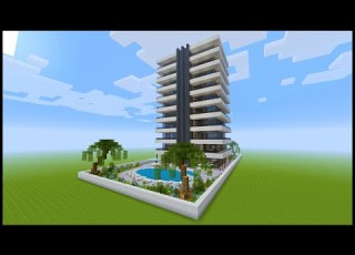  Minecraft How To Build A Modern Hotel PART 3 Interior
