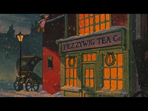 Cozy Winter Night By The Fireplace With Vintage Oldies Playing In Another Room