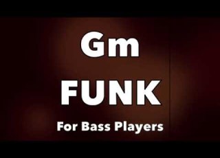 Funk Bass Backing Track Gm