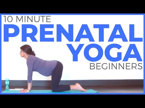 10 Minute PRENATAL YOGA For Beginners Safe For ALL Trimesters