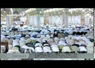المدينه النبويه II المسجد النبوي II صلاة الليل وليست الفجر 11 7 1436هـ الشيخ احمد طالب حميد