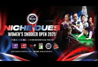Mink Nutcharut Vs Liu Zi Ling 2025 Niche Cues Women S Snooker Open