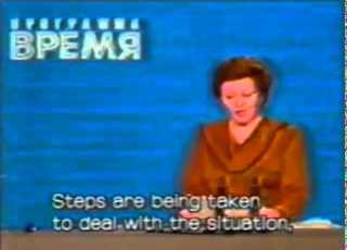 First Coverage Of Chernobyl Disaster On Soviet TV April 1986