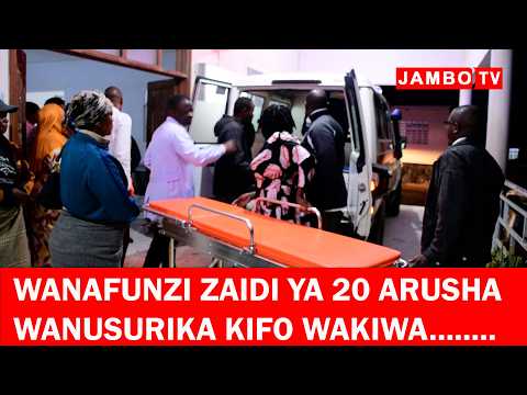 TAHARUKI WANAFUNZI 23 ARUSHA WANUSURIKA KIFO WATANO HALI MBAYA WAKANYAGANA SHULENI WAKIHOFIA RADI
