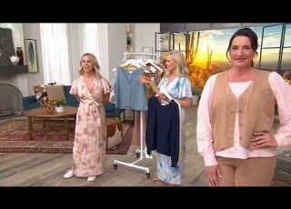  Me By Jennie Garth Luna Linen Vest On QVC