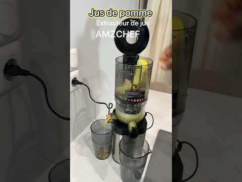 Jus De Pomme Avec L EXTRACTEUR DE JUS AMZCHEF Code Promo 30 FEMME30 Amzchef