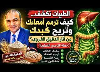 الطيبات تكشف كيف ترمم أمعاءك وتريح كبدك من آثار الدقيق الغروي خطة الترميم الفطرية