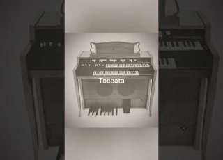  Part Of Bach S Toccata And Fugue In D Minor BWV 565 On A Drawbar Organ Hammond L100 Spinet