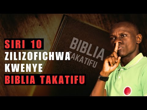 SIRI 10 Za UTAJIRI Zilizofichwa Kwenye BIBLIA Matajiri Hawataki Uzijue SIRI 10 Za UTAJIRI Zilizofichwa Kwenye BIBLIA Matajiri Hawataki Uzijue