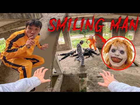 SMILING MAN IN REAL LIFE ESCAPE 03 0 Horror Parkour Pov Short Bubbles 3Run