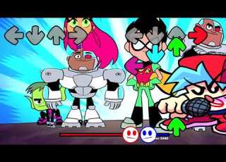  Friday Night Funkin Vs CYBORG MOD Teen Titans Go Fnf Mod Poop Time Mod