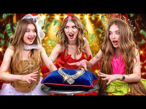 فتاة غنية ضد فقيرة ضد ثرية في حفل تيم تين غالا من سرق جوهرتنا