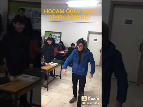 Hocam ödev Vardı Diyen öğrenci