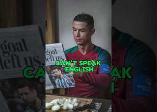Cristiano Ronaldo Struggled To Speak English