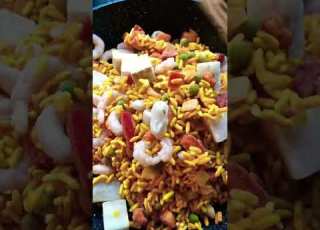 Frozen Seafood Paella From Aldi Shorts Shortvideo Yummy Dinner Aldi Quickandeasy