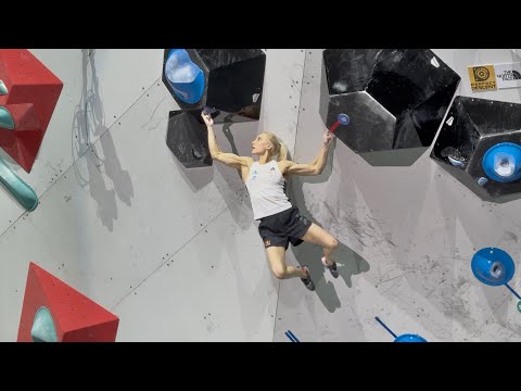 Janja Garnbret TOPS W4 Finals Boulder And WINS GOLD IFSC Climbing World Championships Seoul 2025