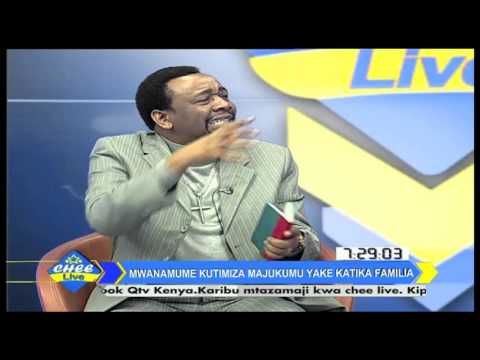 CHEE LIVE MAJUKUMU YA BABA KATIKA FAMILIA SEPT 29 MAHOJIANO