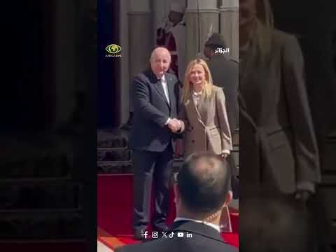 استقبال رسمي في قصر المرادية