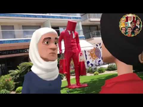 الحلقة 182 عيشة والزاهية مشاو يحوسو وفوسط الكارطون بغاو ينعسوا