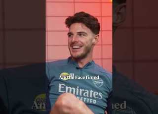 Declan Rice Shocked How Comfortable 15 Year Old Max Dowman Is With The Arsenal First Team
