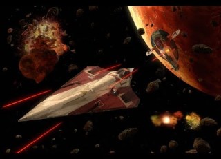 Star Wars Attack Of The Clones Obi Wan VS Jango Fett Dogfight Over Geonosis 1080p