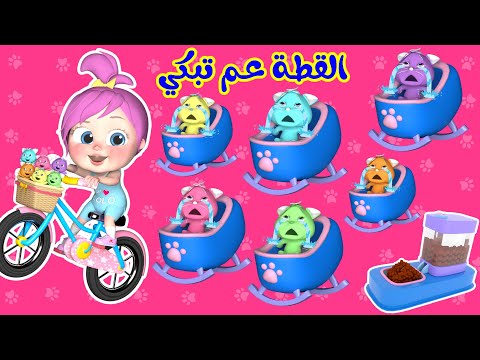 القطة عم تبكي واء واء واء قناة وناسة بيبي