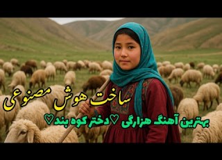 بهترین آهنگ هزارگی دختر کوه بند هوش مصنوعی Top Hazaragi Song Al آهنگ هزارگی هوش مصنوعی لايك