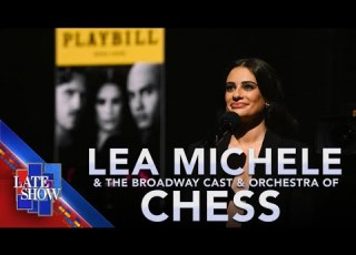 Nobody S Side Lea Michele And The Broadway Cast Orchestra Of Chess LIVE On The Late Show