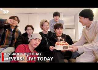  ALL SUB WEVERSE LIVE BROADCAST BTS MEMBERS CELEBRATE JUNGKOOK S BIRTHDAY TODAY 01 09 2026